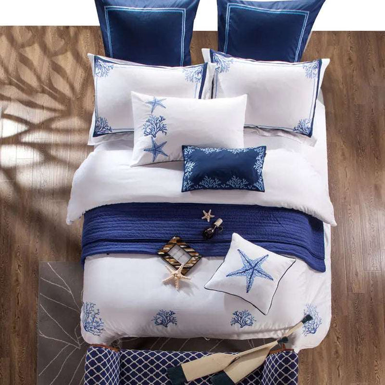 Ensemble de literie douce et soyeuse en coton égyptien de qualité supérieure Drap-housse Super/USKing Queen