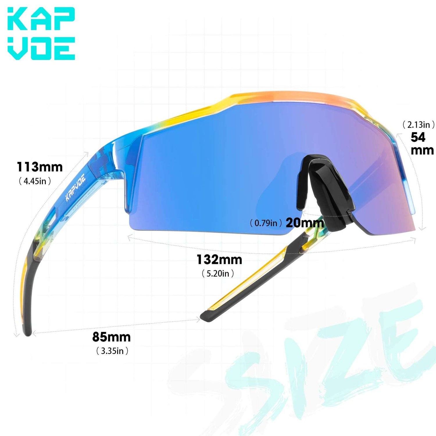 Lunettes de soleil de sport Lunettes de cyclisme Enfants UV400 Garçons Patinage à vélo pour filles Protection de vélo en plein airon