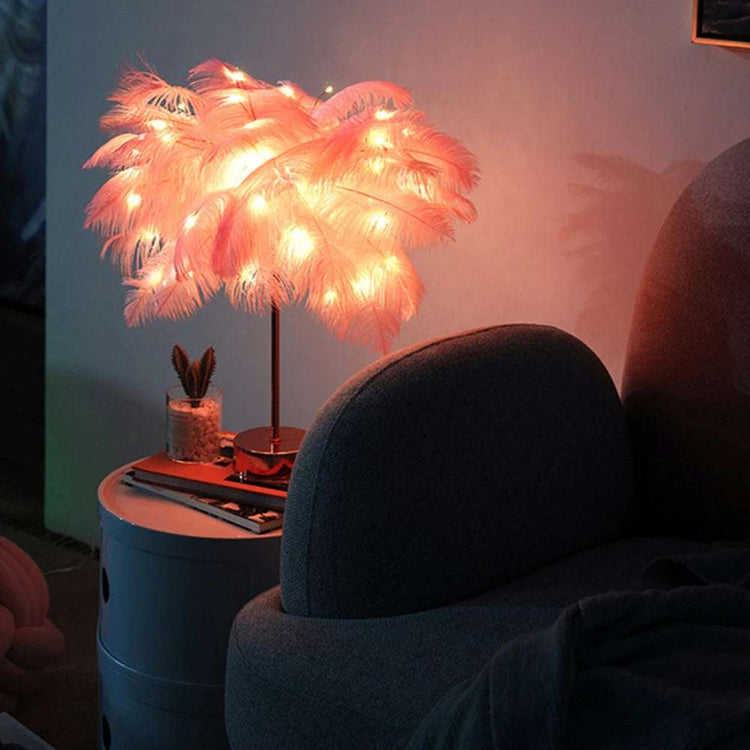 Veilleuses en plumes LED