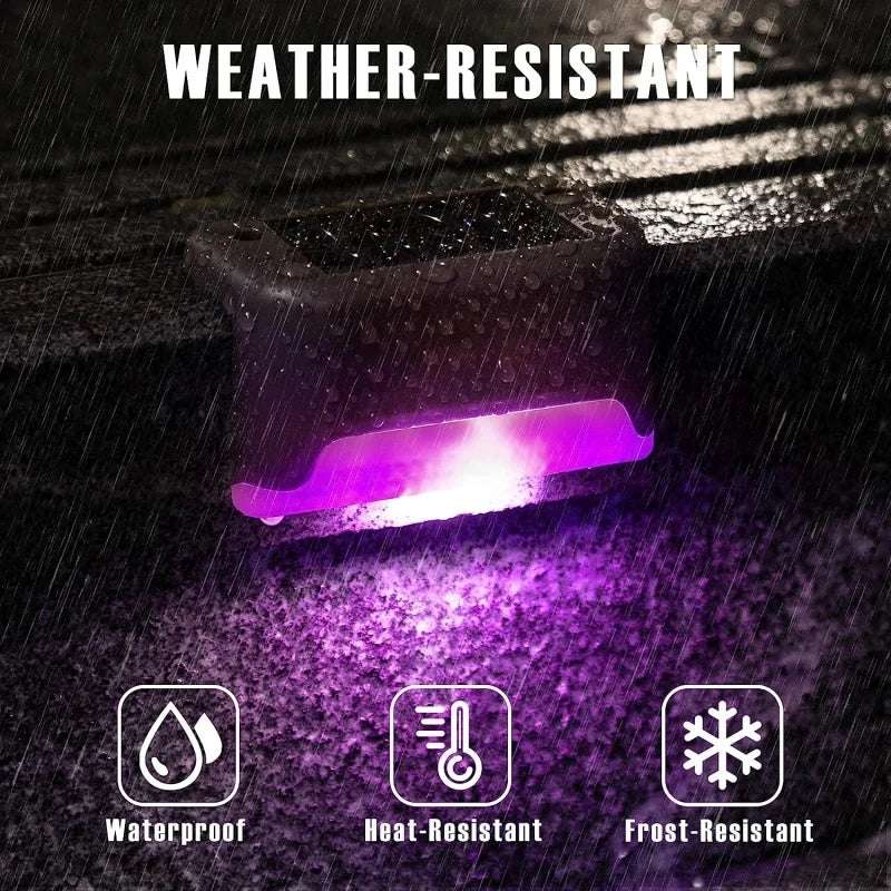 1~20PCS Solar Deck Light Outdoor IP65 Lampes de jardin à énergie solaire étanche