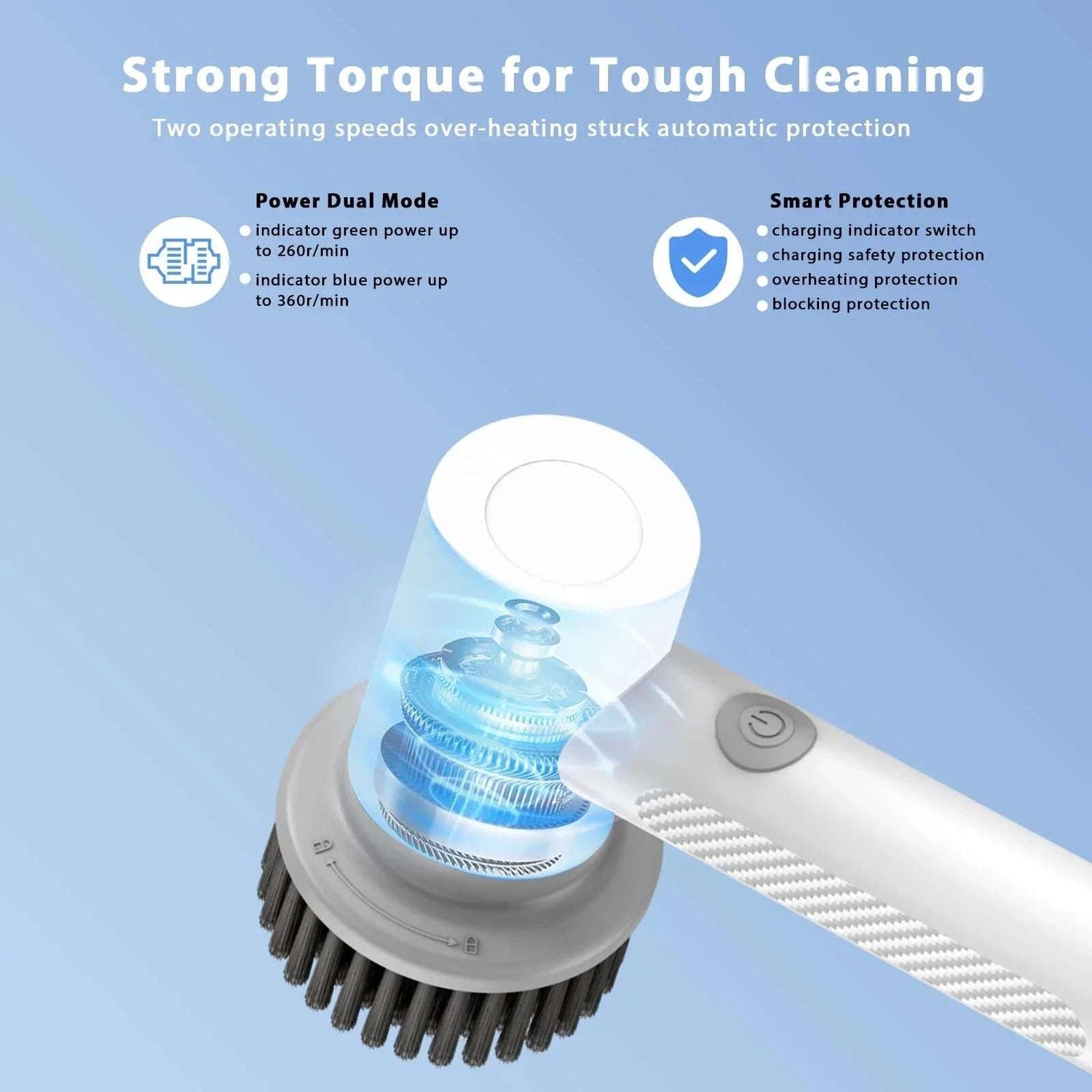Brosse de nettoyage professionnelle de carreaux de baignoire Travail Savin