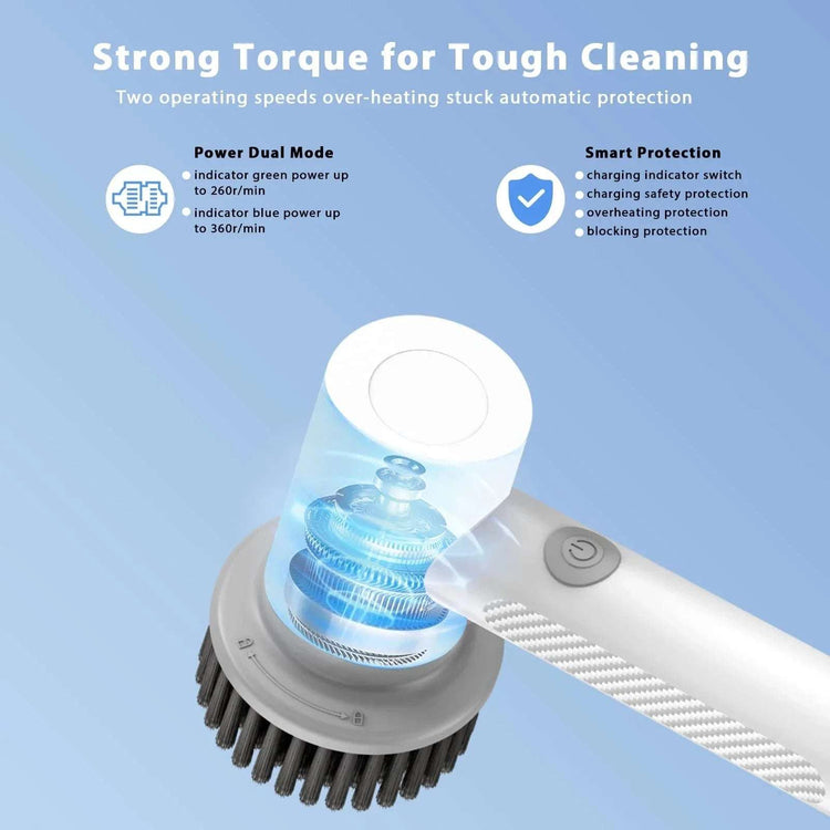 Brosse de nettoyage professionnelle de carreaux de baignoire Travail Savin