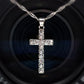 Hip Hop Cross Necklace with Rhinestones – Urban Elegance & Bold Style
