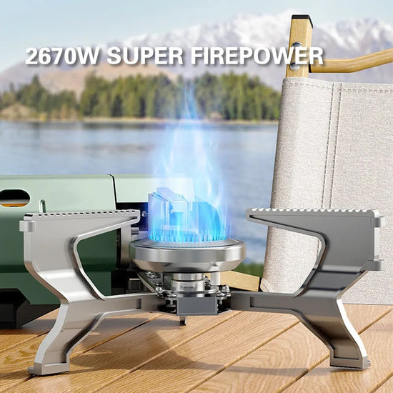 Portable Folding Camping Gas Stove – Compact Outdoor Cooking
