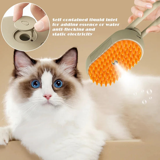 3-in-1 Electric Brush for Dogs and Cats – Cleaning and Massaging