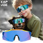 Lunettes de soleil de sport Lunettes de cyclisme Enfants UV400 Garçons Patinage à vélo pour filles Protection de vélo en plein airon