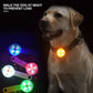 Waterproof Dog Collar with Flashing LED Anti-Lost Pendant