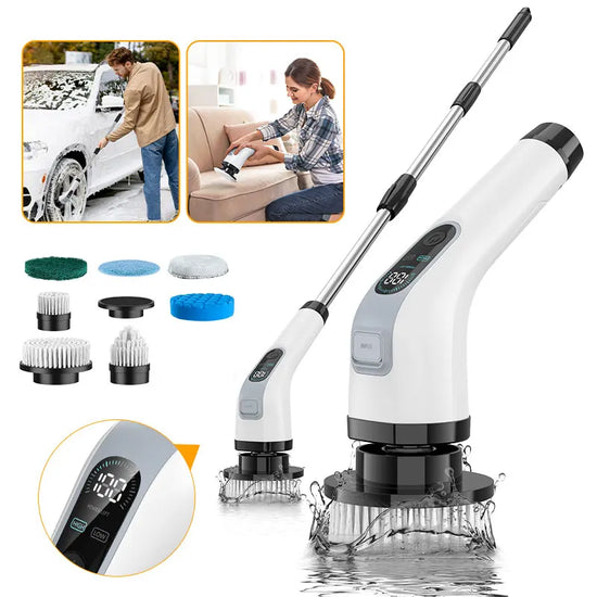 Rechargeable Cordless Electric Cleaning Brush CkeyiN – Powerful, Versatile, and Effortless Cleaning
