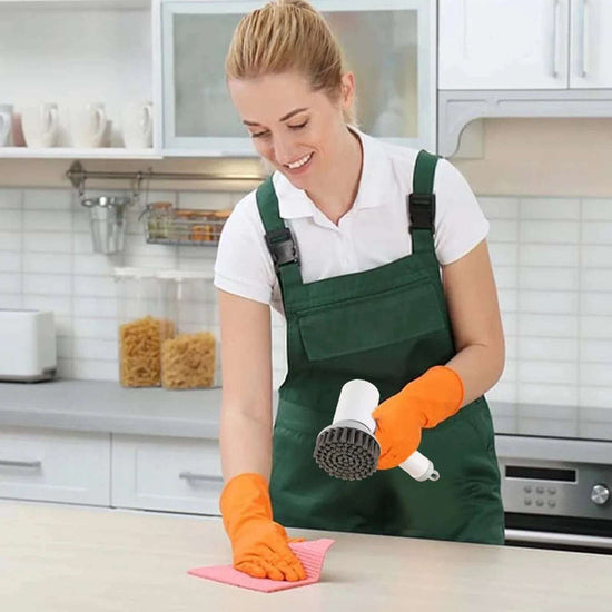 Brosse de nettoyage professionnelle de carreaux de baignoire Travail Savin