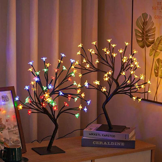 Arbre Lumière Branches noires Lampe de table pour la maison Festival Fête Mariage Noël