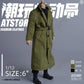 Large 1/12 Scale Windbreaker Coat – Vintage Military Accessory for 6” Figures