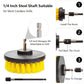 7-Piece Cleaning Brush Kit – Drill Brush Heads for Electric Drills