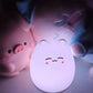 Mini Cat Night Light – Soft, Safe LED Lamp for Kids with USB Rechargeable Battery
