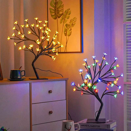 Arbre Lumière Branches noires Lampe de table pour la maison Festival Fête Mariage Noël