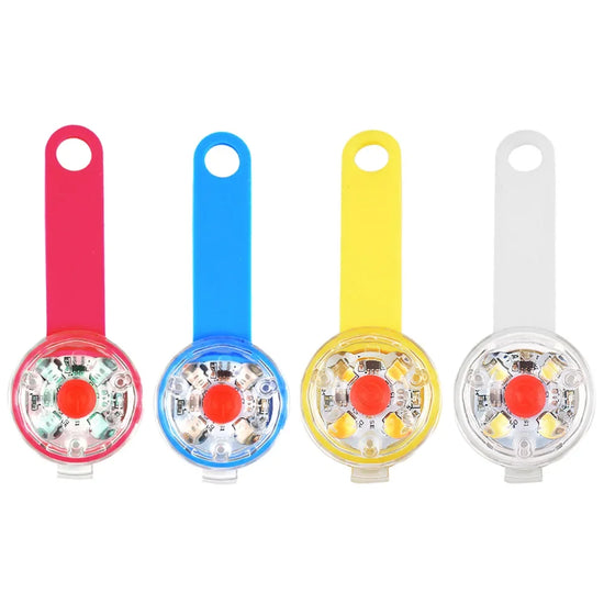 Waterproof Dog Collar with Flashing LED Anti-Lost Pendant