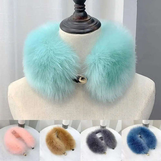 manteau de capuche en fourrure, écharpe de fourrure en peluche d&