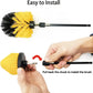 7-Piece Cleaning Brush Kit – Drill Brush Heads for Electric Drills
