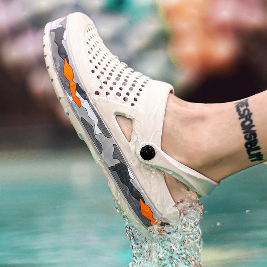 Unisex light sandals colored shoes for the summer beach
