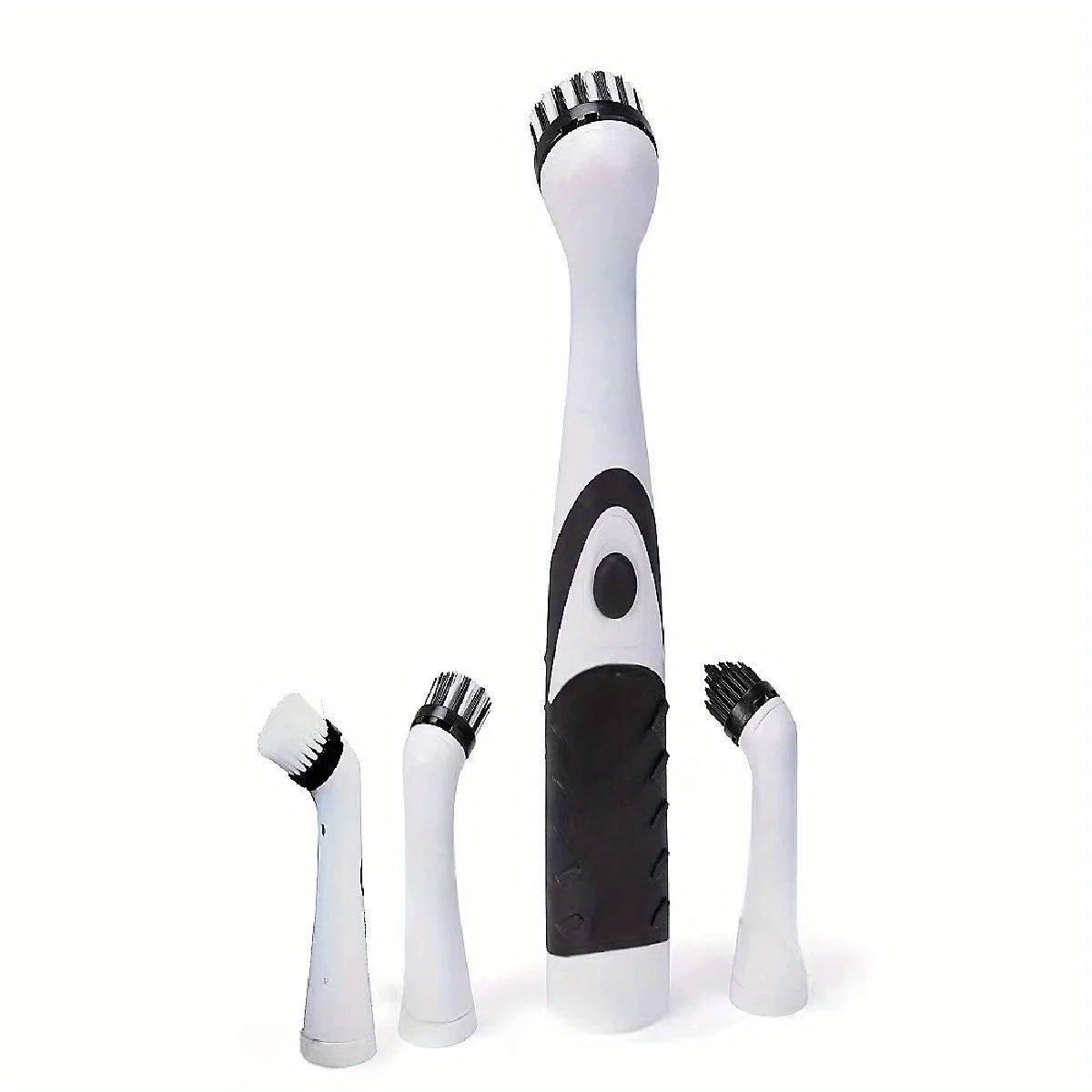 Cleaning brush Sonic Scrubber, Cleaning Tool With 4 Brushes Multifunctional Electric Cleaning Brush Cleaning Supplies