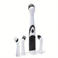 Cleaning brush Sonic Scrubber with 4 interchangeable brushes for effective cleaning of various surfaces.